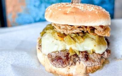 Hatch Green Chili Smash Burger