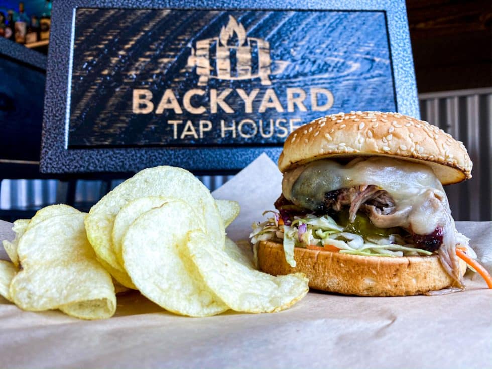 Pulled Pork Sammich • Backyard Tap House