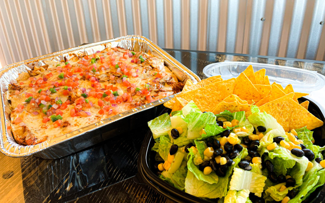 Take & Bake Chicken Enchilada Casserole