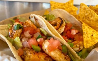 Shrimp Yard Tacos