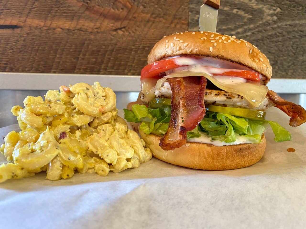 Grilled Chicken Bacon Ranch Sammich • Backyard Tap House