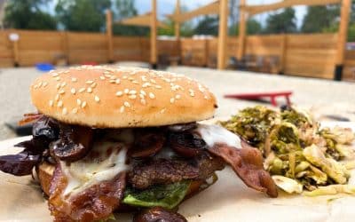 Mushroom Swiss Burger – August Feature