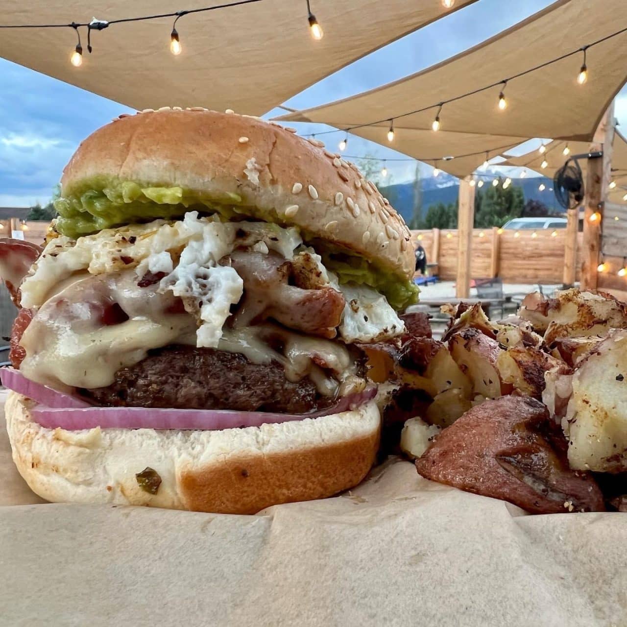 Guac Burger June 2022 Feature • Backyard Tap House